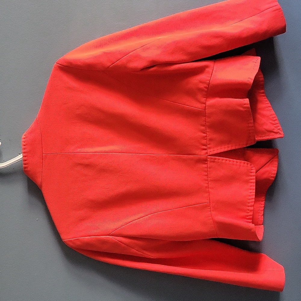 Zara Vibrant Red Women's Blazer - Picture 3 of 6